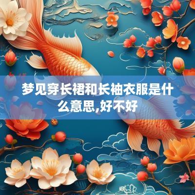 梦见穿长裙和长袖衣服是什么意思,好不好