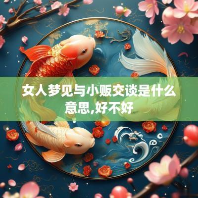 女人梦见与小贩交谈是什么意思,好不好
