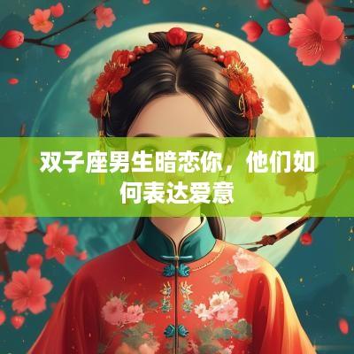双子座男生暗恋你，他们如何表达爱意