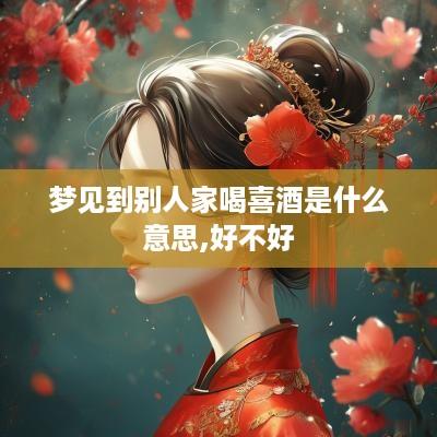 梦见到别人家喝喜酒是什么意思,好不好