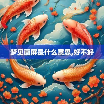 梦见画屏是什么意思,好不好
