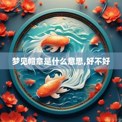 梦见帽章是什么意思,好不好