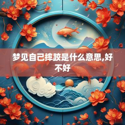 梦见自己摔跤是什么意思,好不好