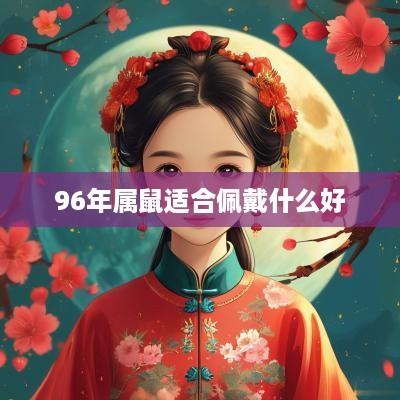 96年属鼠适合佩戴什么好
