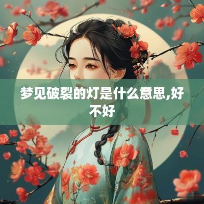 梦见破裂的灯是什么意思,好不好