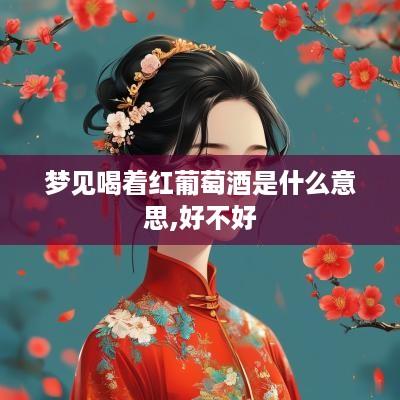 梦见喝着红葡萄酒是什么意思,好不好