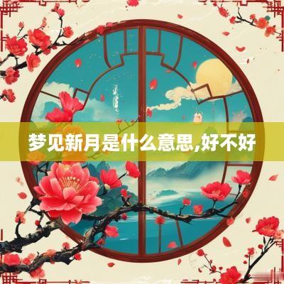 梦见新月是什么意思,好不好