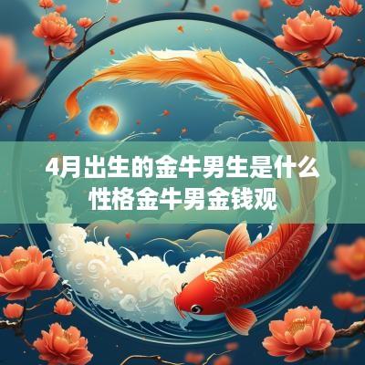 4月出生的金牛男生是什么性格金牛男金钱观