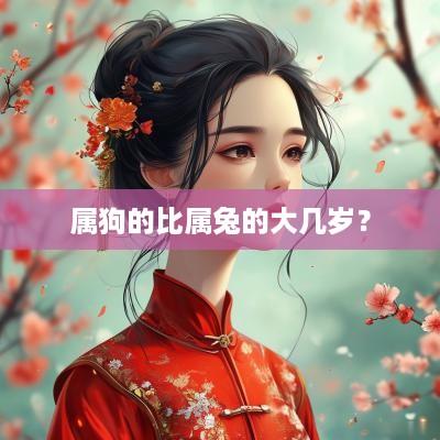 属狗的比属兔的大几岁？