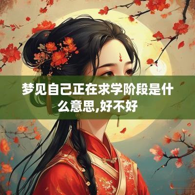 梦见自己正在求学阶段是什么意思,好不好