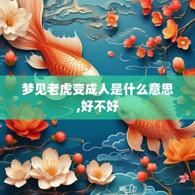 梦见老虎变成人是什么意思,好不好