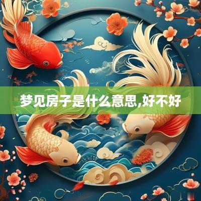 梦见房子是什么意思,好不好