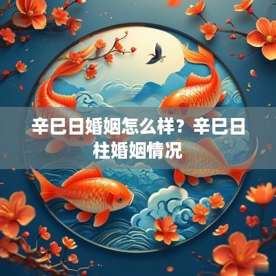 辛巳日婚姻怎么样？辛巳日柱婚姻情况