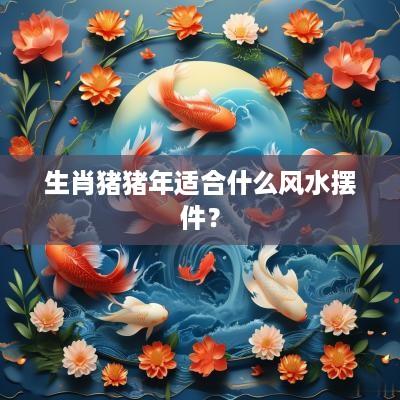 生肖猪猪年适合什么风水摆件？