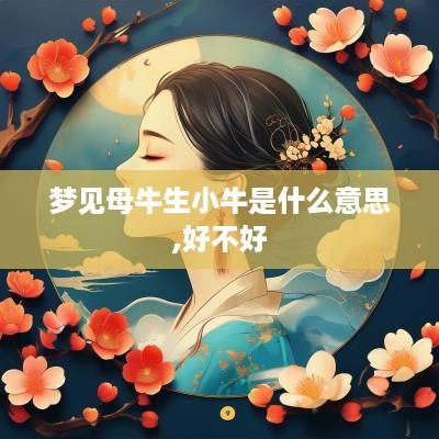 梦见母牛生小牛是什么意思,好不好