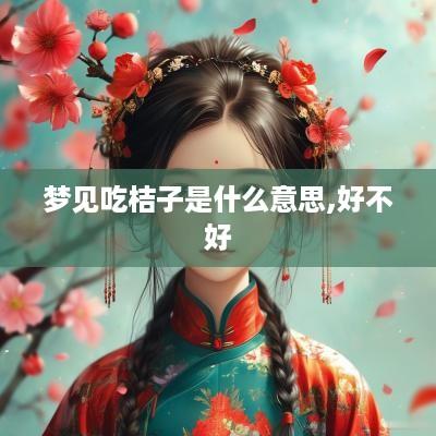 梦见吃桔子是什么意思,好不好