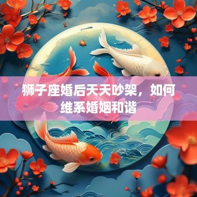 狮子座婚后天天吵架，如何维系婚姻和谐