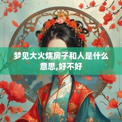 梦见大火烧房子和人是什么意思,好不好
