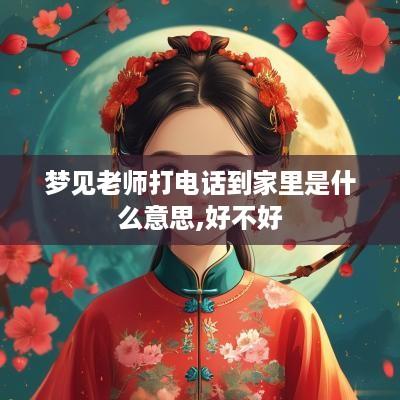 梦见老师打电话到家里是什么意思,好不好