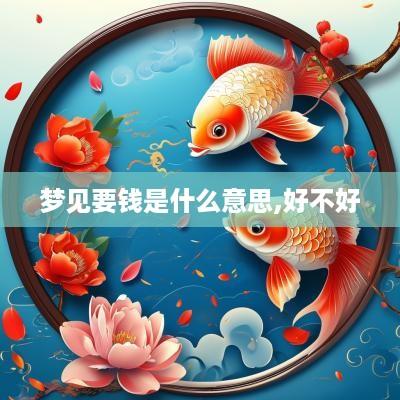 梦见要钱是什么意思,好不好