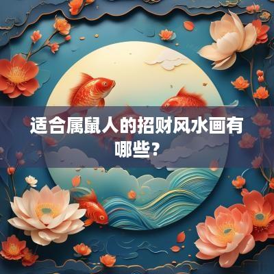 适合属鼠人的招财风水画有哪些？