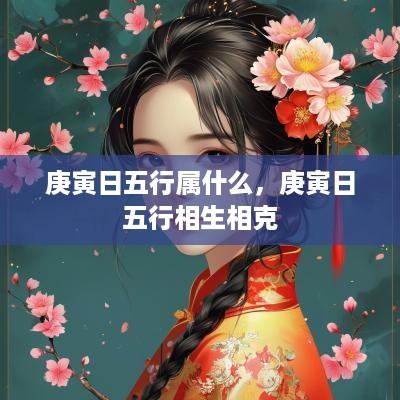 庚寅日五行属什么，庚寅日五行相生相克