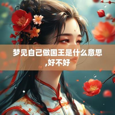梦见自己做国王是什么意思,好不好