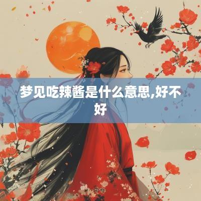 梦见吃辣酱是什么意思,好不好
