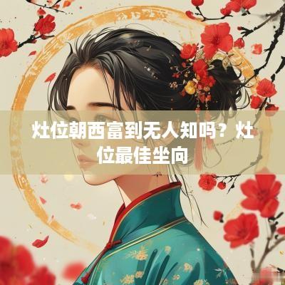 灶位朝西富到无人知吗？灶位最佳坐向