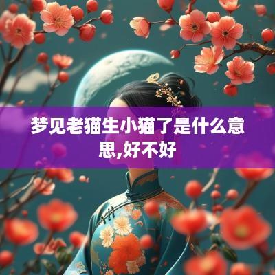 梦见老猫生小猫了是什么意思,好不好