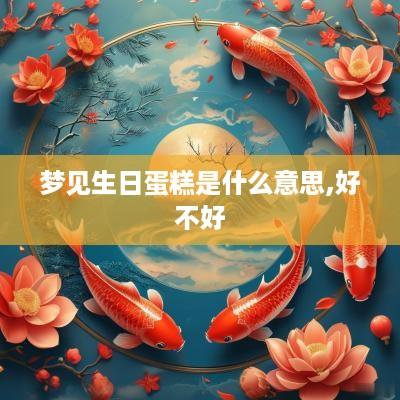梦见生日蛋糕是什么意思,好不好