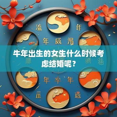 蛇年出生的女生什么时候考虑结婚呢？