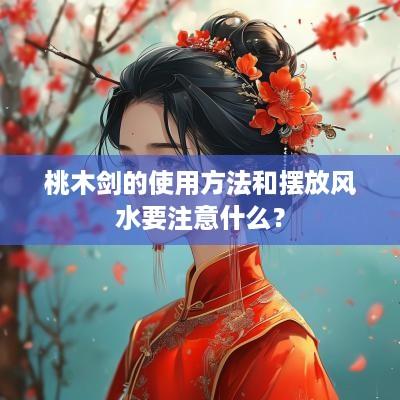 桃木剑的使用方法和摆放风水要注意什么？