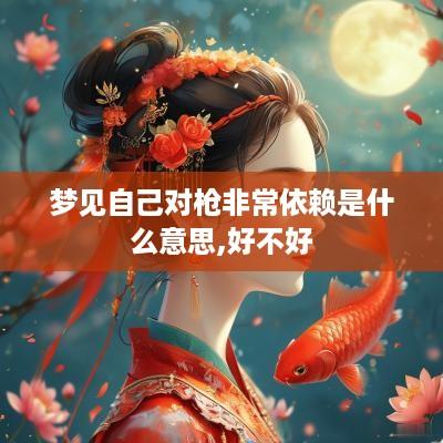 梦见自己对枪非常依赖是什么意思,好不好
