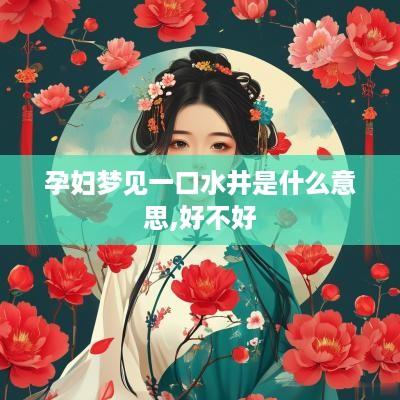 孕妇梦见一口水井是什么意思,好不好