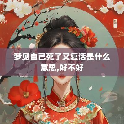 梦见自己死了又复活是什么意思,好不好