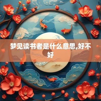 梦见读书者是什么意思,好不好