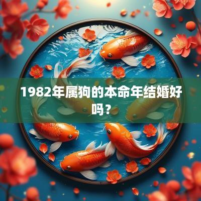 1982年属狗的本命年结婚好吗？