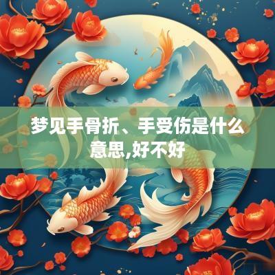 梦见手骨折、手受伤是什么意思,好不好