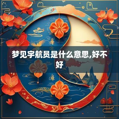 梦见宇航员是什么意思,好不好