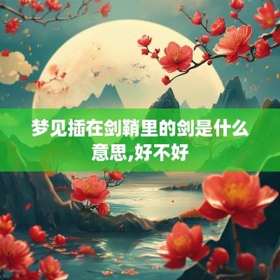 梦见插在剑鞘里的剑是什么意思,好不好
