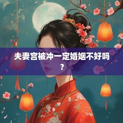 夫妻宫被冲一定婚姻不好吗？