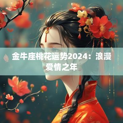 金牛座桃花运势2025：浪漫爱情之年