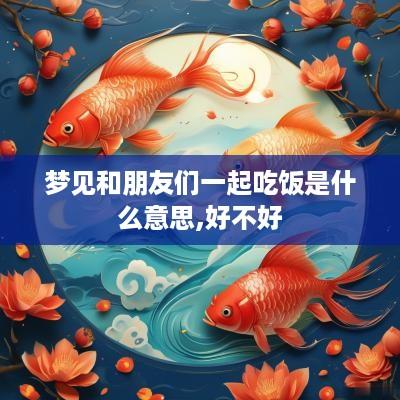 梦见和朋友们一起吃饭是什么意思,好不好
