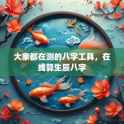 大家都在测的八字工具，在线算生辰八字