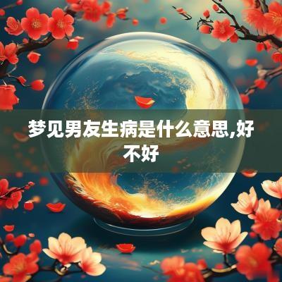 梦见男友生病是什么意思,好不好