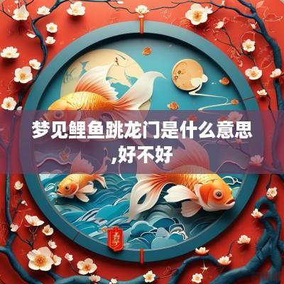 梦见鲤鱼跳龙门是什么意思,好不好