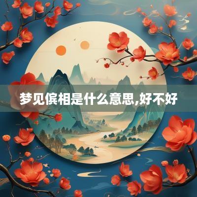 梦见傧相是什么意思,好不好