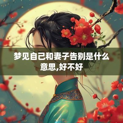 梦见自己和妻子告别是什么意思,好不好