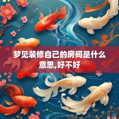 梦见装修自己的房间是什么意思,好不好